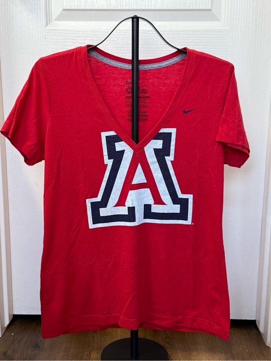 Nike Tops - Nike university of Arizona Wildcats Red V-Neck Tee